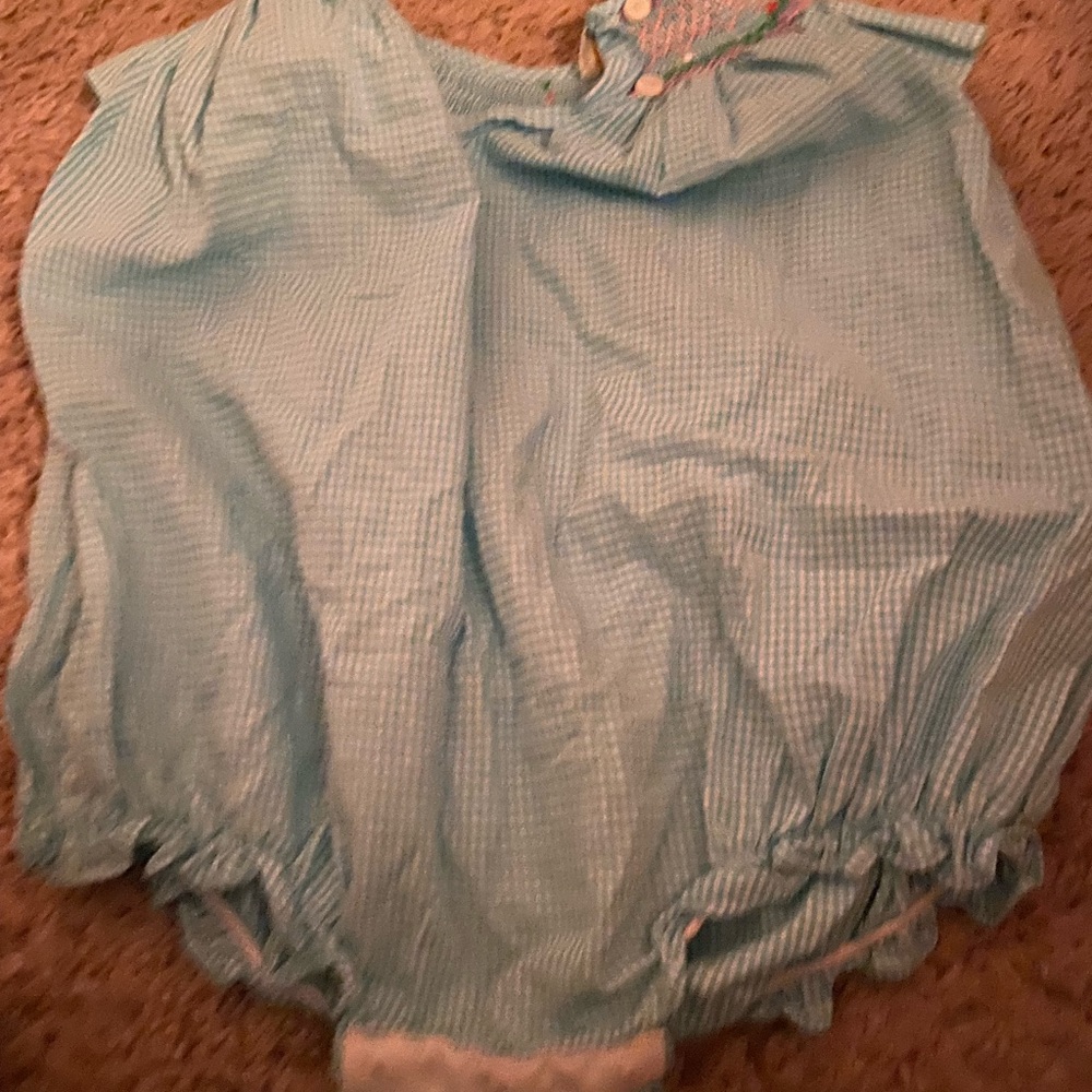 Smocked romper